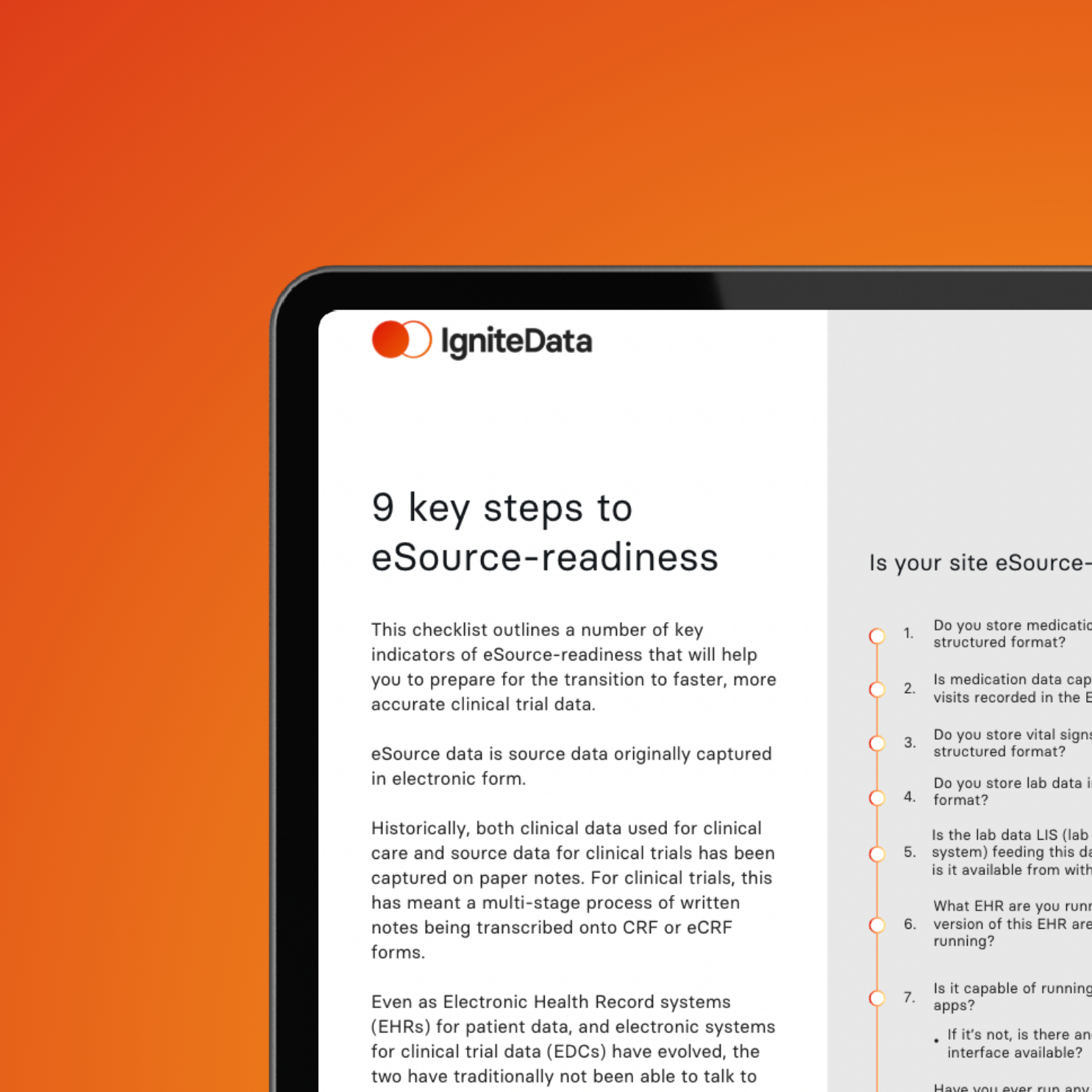 IgniteData Archer: 9 Key Steps to eSource-Readiness