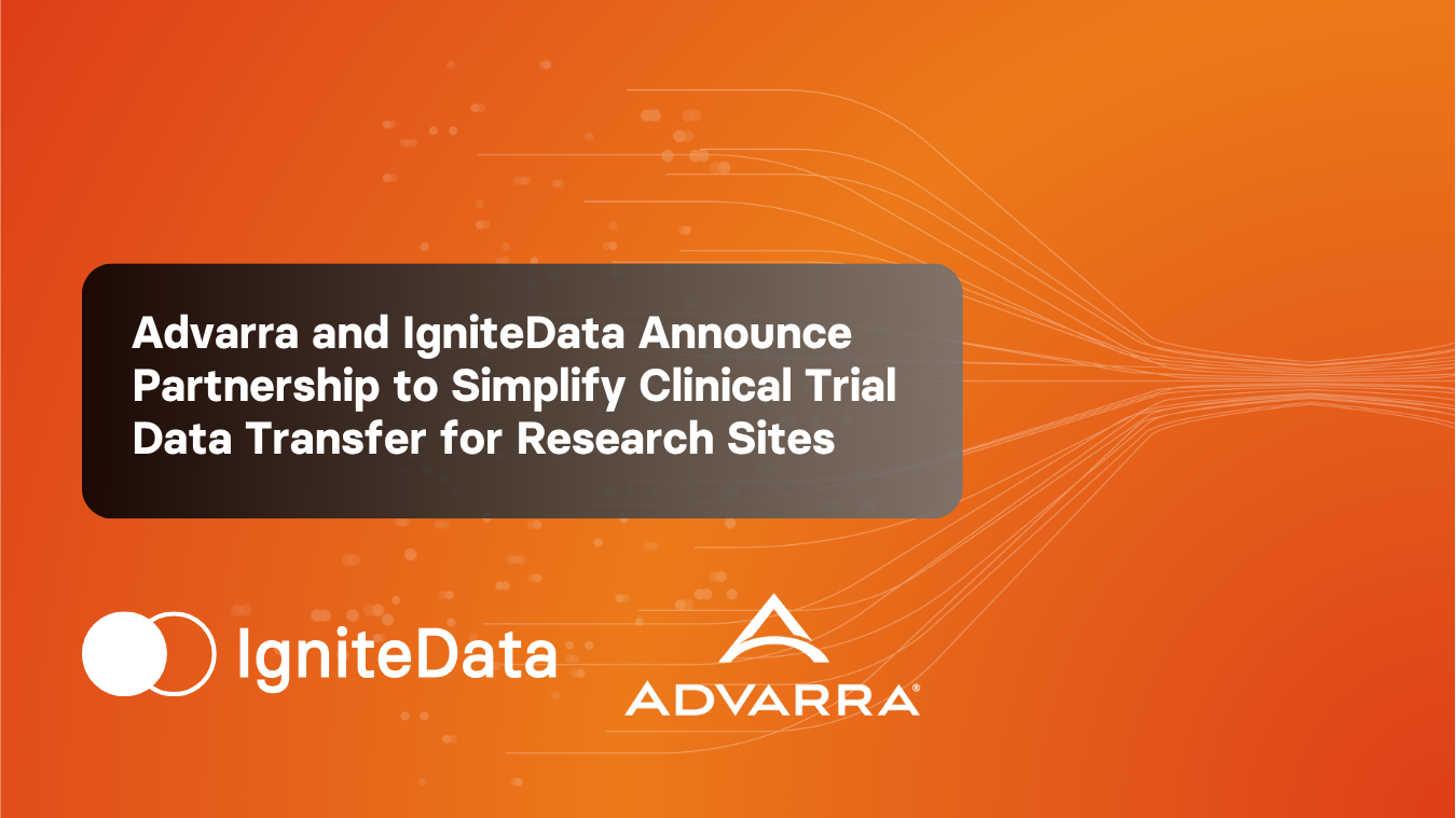Advarra and IgniteData Announce Partnership to Simplify Clinical Trial Data Transfer for Research Sites and Sponsors